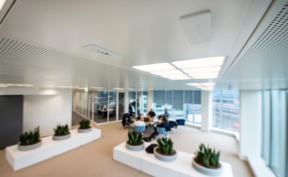 Connected office lighting gebouwbeheer