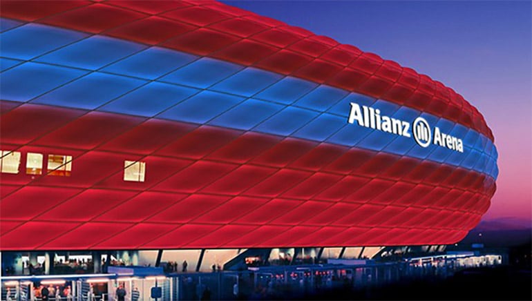 FC Bayern Munchen Allianz Arena Philips LED Lighting Light Sports