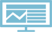 Pictogram van geavanceerde visualisatie