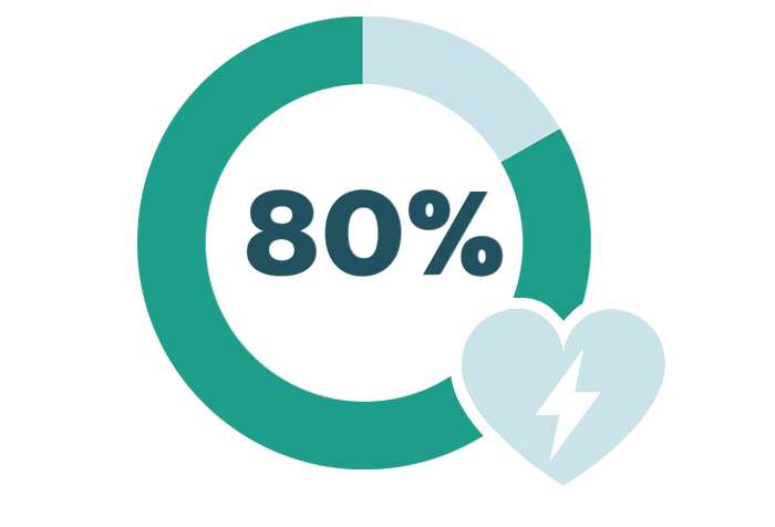 Pictogram 80 procent