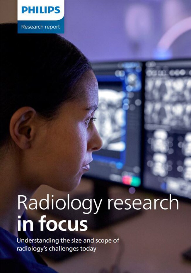 Omslag van de Philips Radiology Workflow Suite-brochure