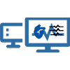 Pictogram van cardiologische apparatuur