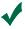 Pictogram groen vinkje