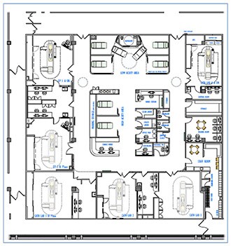 Floorplan interventional suite 