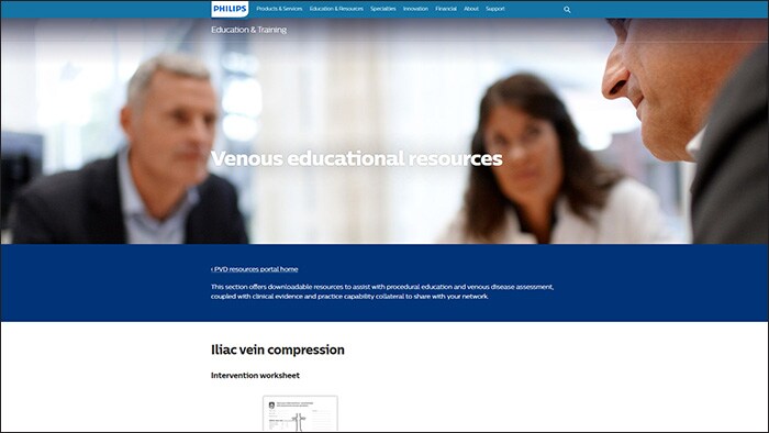 Portal voor educatieve veneuze informatie