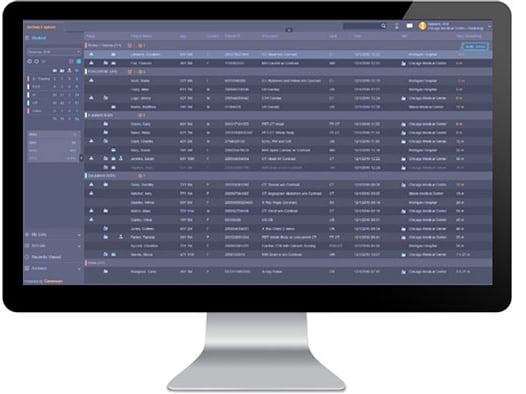 Workflow orchestrator interface screen on a monitor