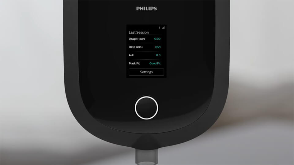 Geavanceerde menu's en comfortfuncties van Philips DreamStation 2 CPAP