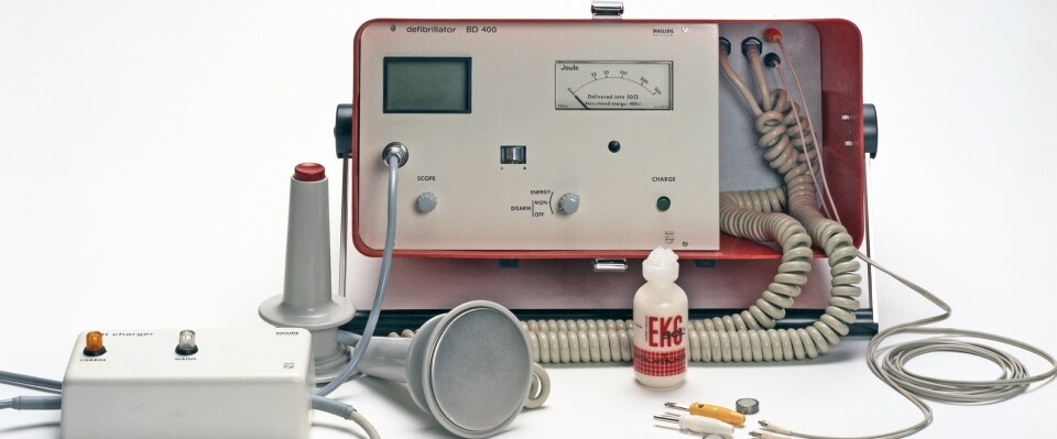 Een defibrillator uit 1972