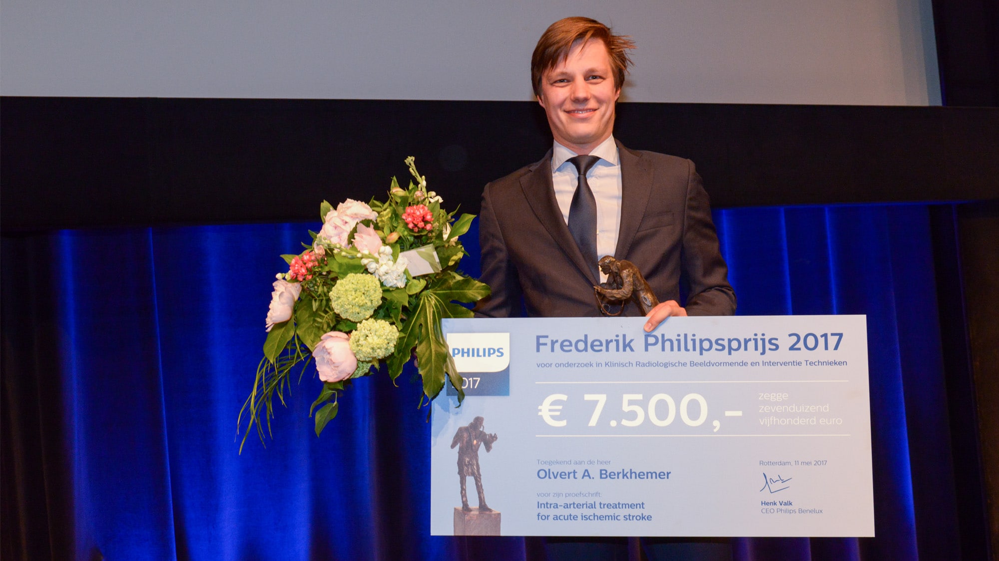 Olvert Berkhemer wint Frederik Philipsprijs
