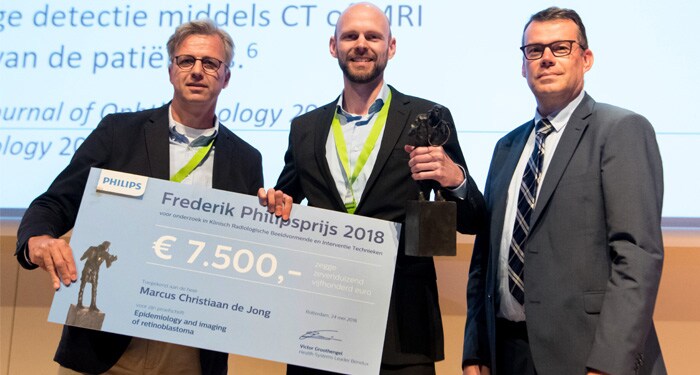 Marcus de Jong winnaar van de Frederik Philipsprijs