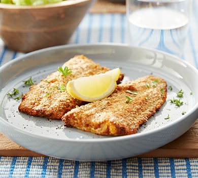 Gepaneerde visfilets in de Airfryer