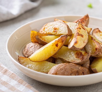 Aardappel wedges uit de Airfryer