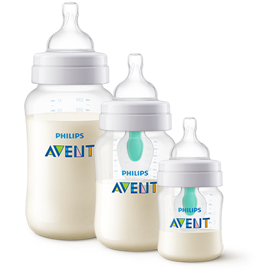 Philips Avent-babyfles met antikrampjesventiel