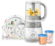 Assortiment Philips Avent-voedingsproducten voor peuters