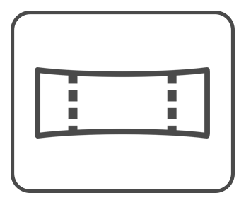 Gebogen monitoren