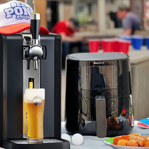 Airfryer en PerfectDraft vooraanzicht