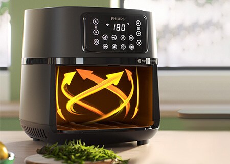 Airfryer met Rapid Air-technologie