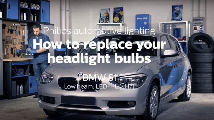 Hoe vervang ik koplampen voor de BMW 1-serie?