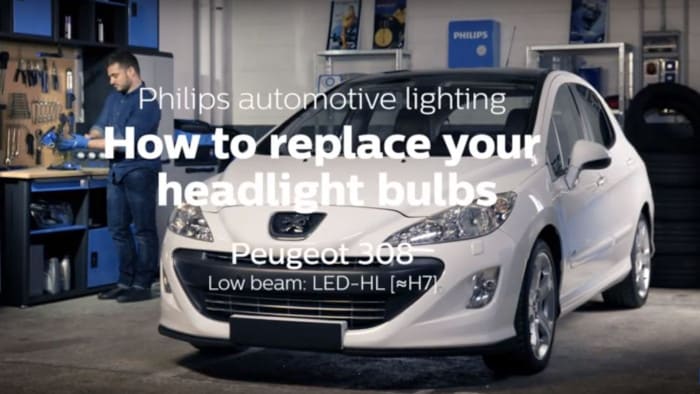 Hoe vervang ik koplampen voor de Peugeot 308?