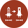 Pictogram direct passende lamp