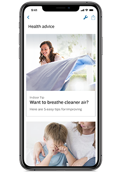 Clean Home-app — gezondheidsadvies