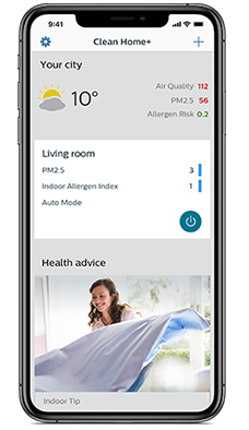 De Clean Home+-app is beschikbaar voor iOS en Android-apparaten