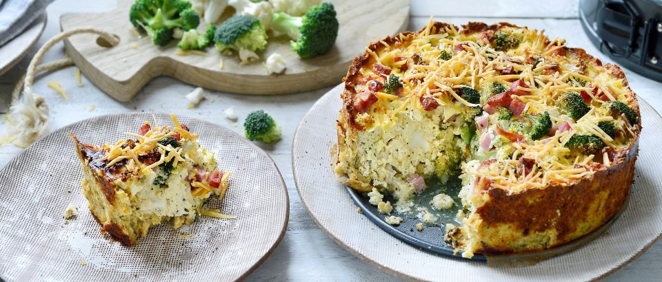 Bloemkool Broccoli Quiche