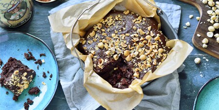 Chocoladebrood met hazelnoten