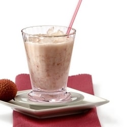 Milkshake met lychees 