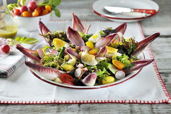 Lauwwarme aspergesalade