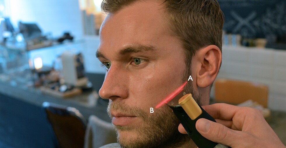 onderkant baard scheren