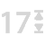 Pictogram van 17 vergrendelbare lengtestanden