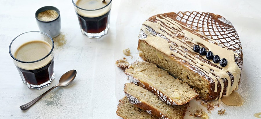 Appel kaneel koffie cake