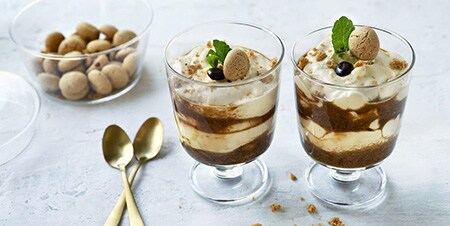 Espresso tiramisu met bitterkoekjes