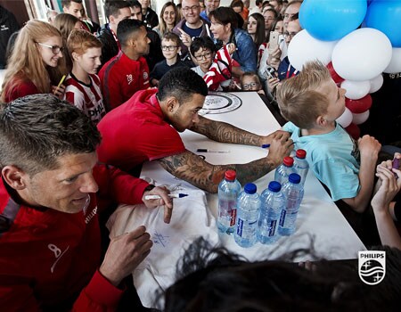 Philips huldiging signeren