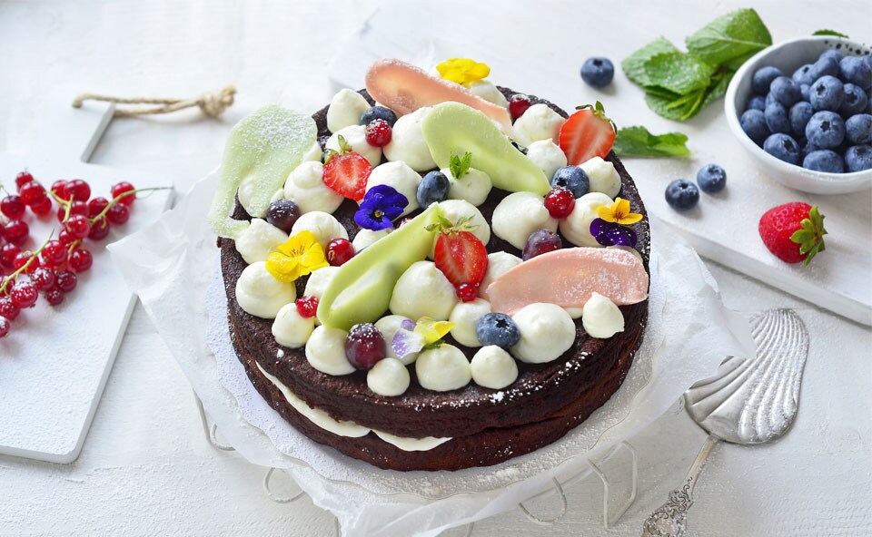 Janos gezonde brownietaart