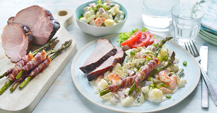 Aspergesalade met mandarijn