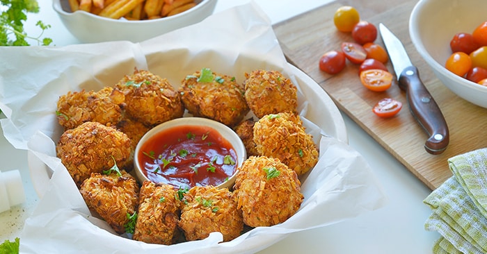 Kentucky fried cauliflower