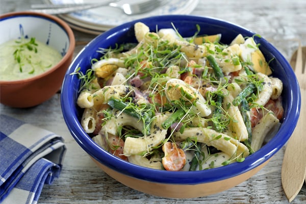 Pastasalade met asperges