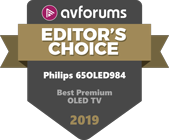 avforums Editor's Choice Premium OLED TV