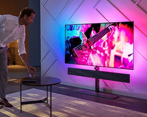 Ervaar Philips Ambilight-televisie