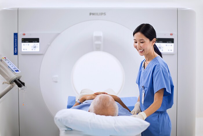 IQon Spectral CT: the world’s first spectral detector based CT scanner delivers spectral results 100% of the time. (opent in een nieuw tabblad)
