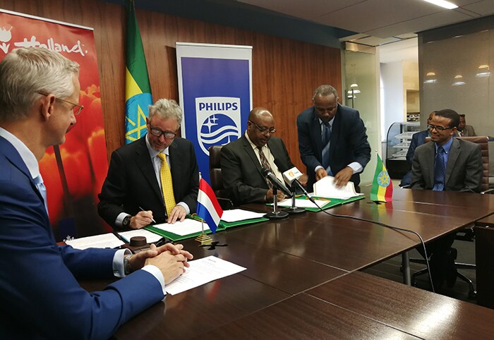 Philips and the governments of Ethiopia and the Netherlands sign seven year agreement to build Ethiopia’s first specialized Cardiac Care Center (opent in een nieuw tabblad)