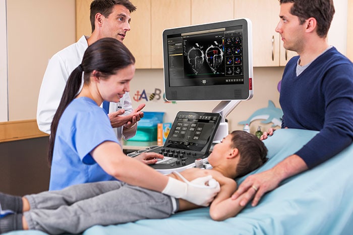 Philips EPIQ CVx is ontworpen om cardiologen te helpen betere zorg te bieden aan hun patiënten, inclusief pediatrische patiënten (opent in een nieuw tabblad)