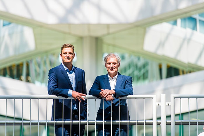 Henk Valk, CEO Philips Benelux and Wim van Harten, Voorzitter Raad van Bestuur Rijnstate (opent in een nieuw tabblad)