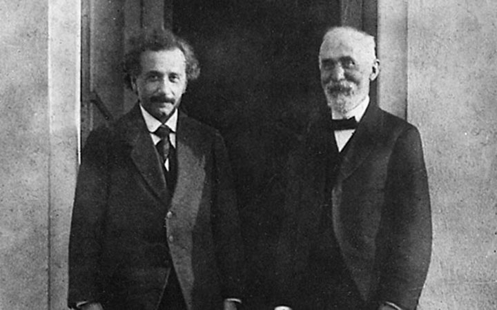 Albert Einstein en Hendrik Lorentz