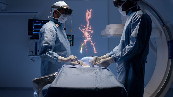 Philips’ unique augmented reality concept for image guided minimally invasive therapies developed with Microsoft (opent in een nieuw tabblad)