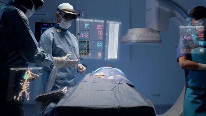 Philips’ unique augmented reality concept for image guided minimally invasive therapies developed with Microsoft (opent in een nieuw tabblad)