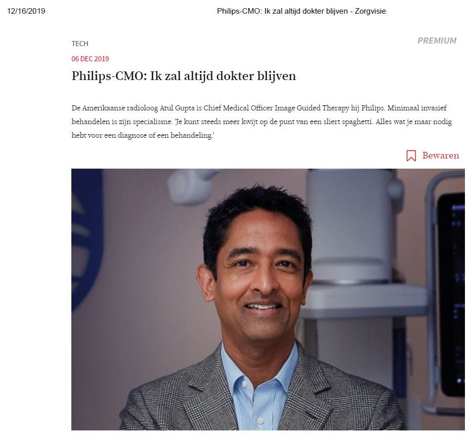 Screenshot ZorgVisie