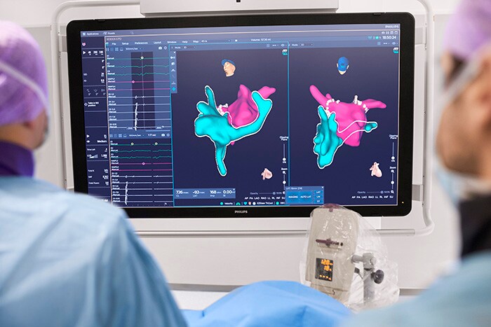 Philips KODEX EPD monitor view in the lab (opent in een nieuw tabblad)